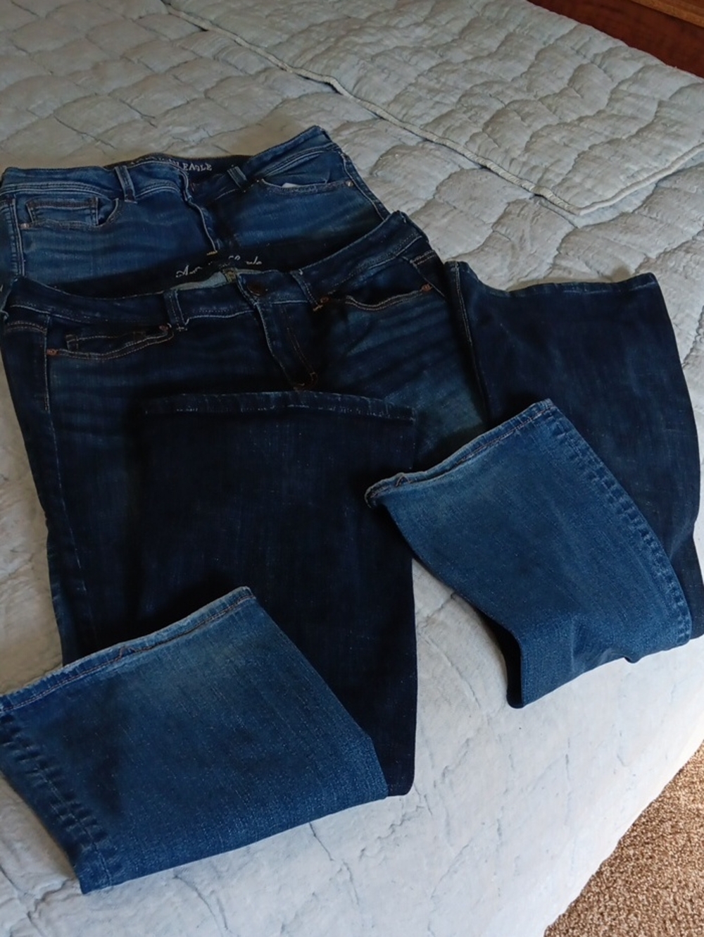 BUNDLE OF 2 AE 14 LONG JEANS